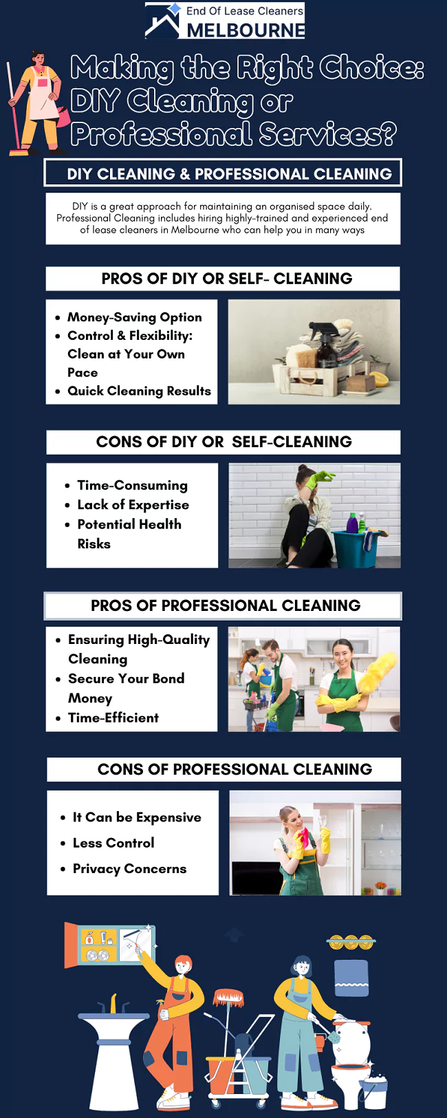 DIY vs professional cleaning, choosing the best