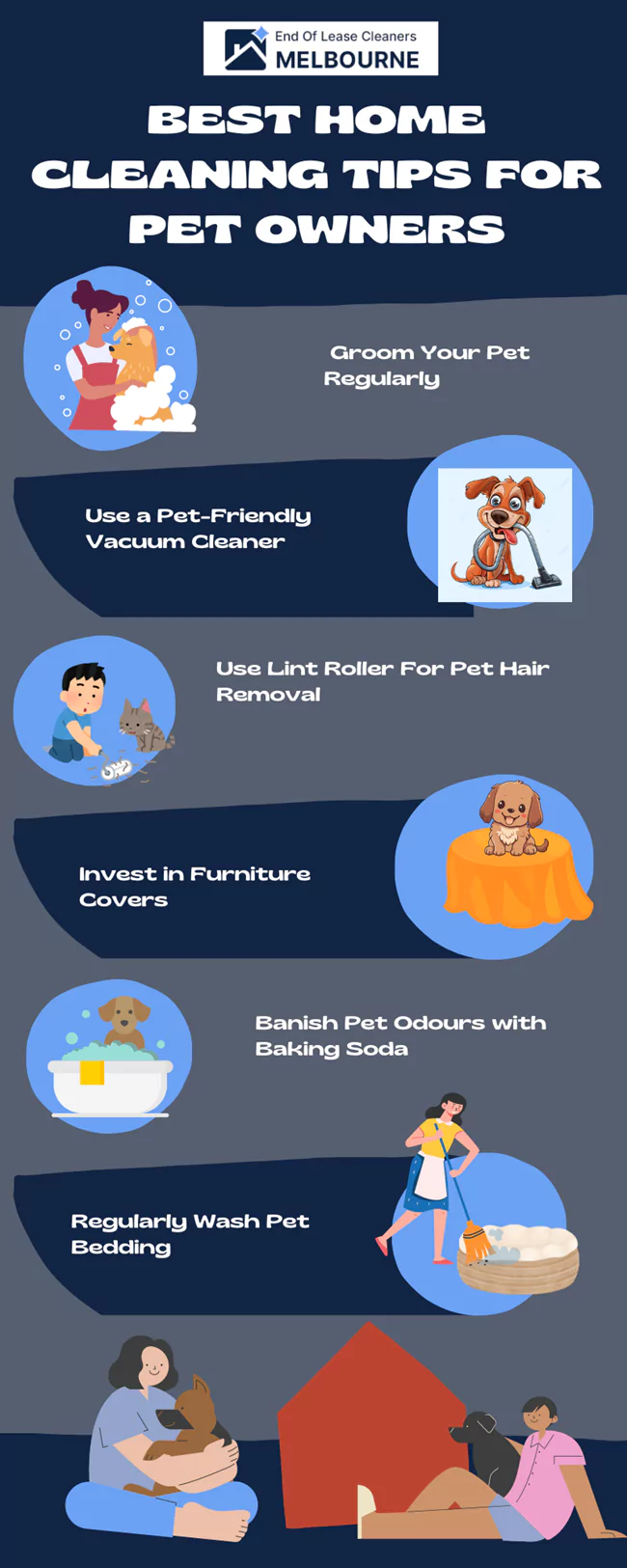 tips for cleaning a house when you have a pet