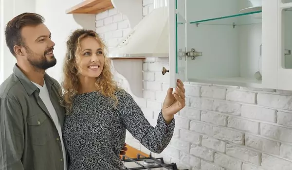 couple inspecting a rental property