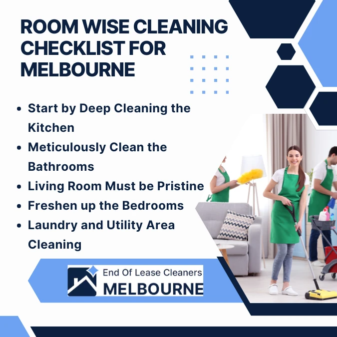 Room Wise Cleaning Checklist for Melbourne