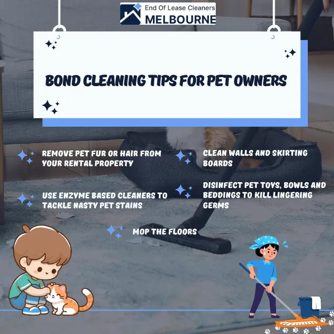 Bond Cleaning Tips for Pet Owners