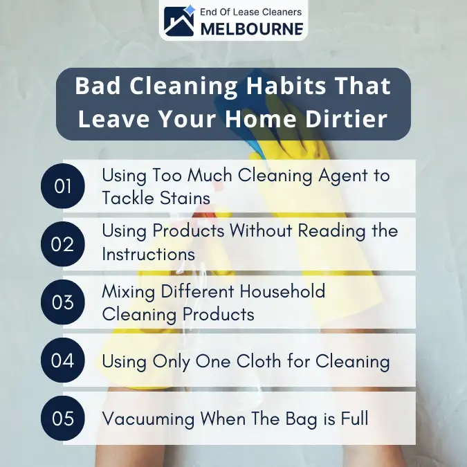 Bad Cleaning Habits That Leave Your Home Dirtier