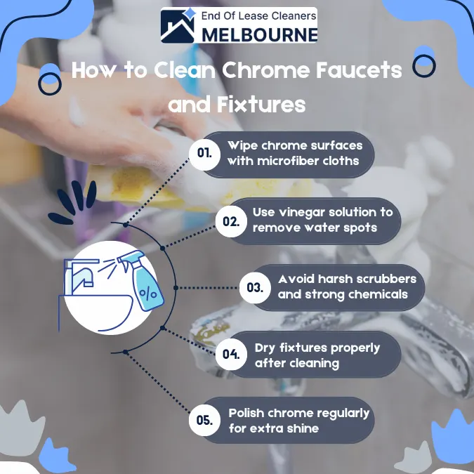 How to Clean Chrome Faucets and Fixtures
