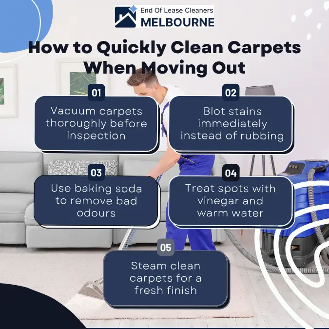 How to Quickly Clean Carpets When Moving Out